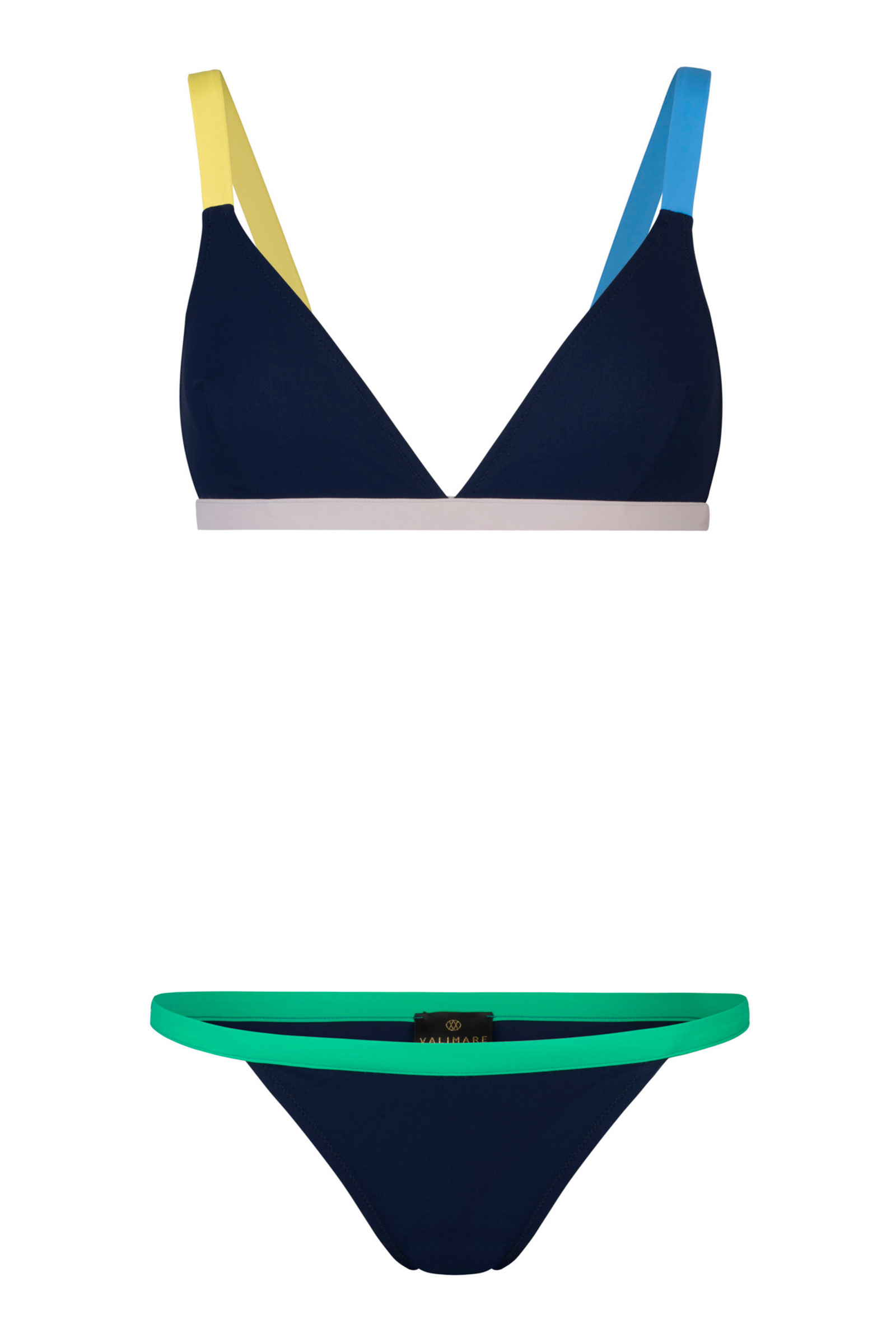 Colour block bikini